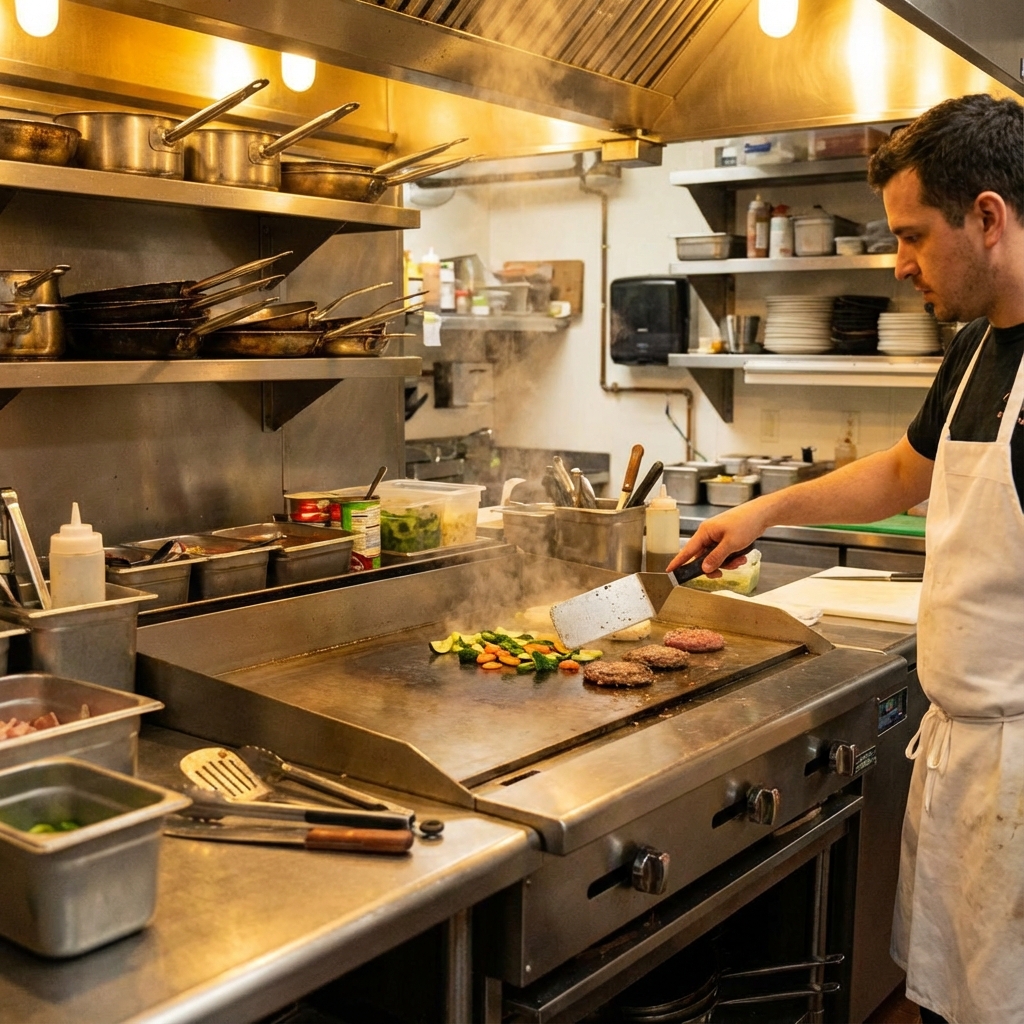 Commercial griddle repair service in Memphis