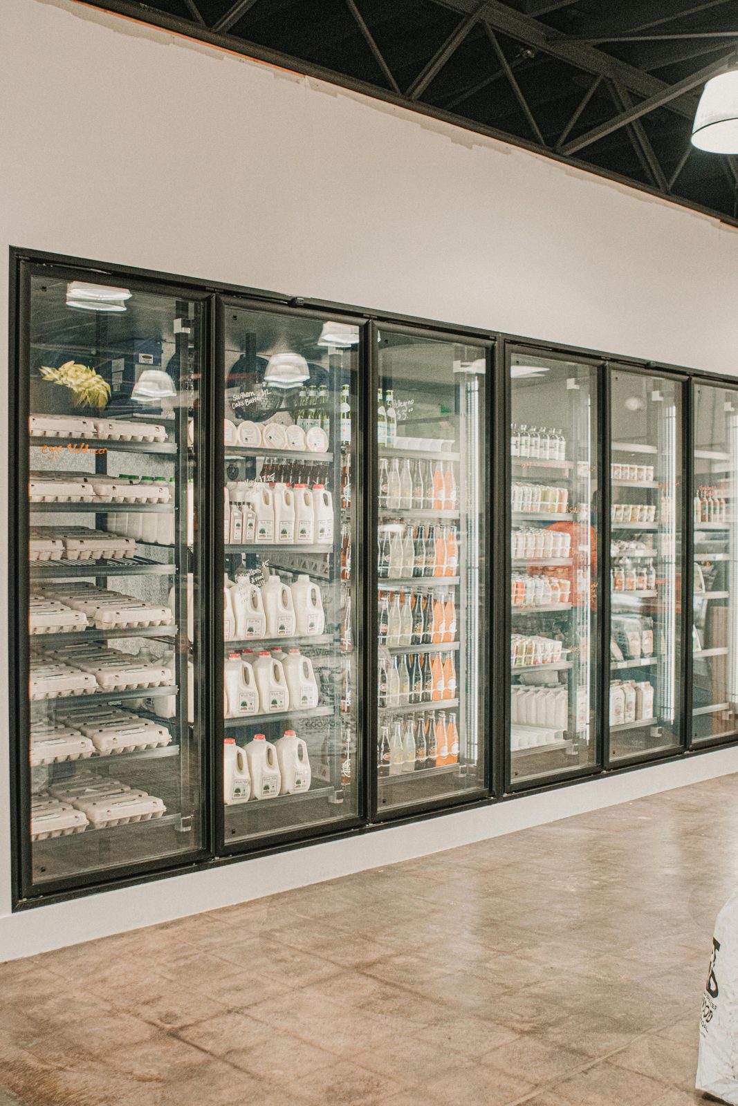 Grocery and retail walk-in cooler support